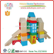 EZ1010 88pcs Learning Resources Pattern Printed Wooden Building Blocks